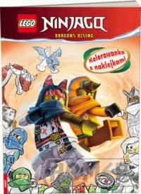 LEGO NINJAGO Kolorowanka z naklejkami