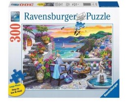 Puzzle 300 Zachód słońca nad Santorini