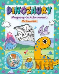 Magnesy do kolorowania Dinozaury