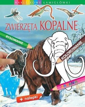 Naklejkowe łamigłówki. Zwierzęta kopalne