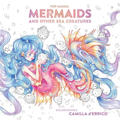 Pop manga. Mermaids and other sea creatures