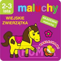 Maluchy. Wiejskie zwierzątka z naklejkami. Aka