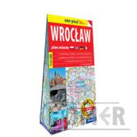 Wrocław; papierowy plan miasta 1:22 500