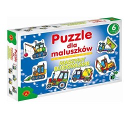 Puzzle dla maluszków - maszyny budowlane ALEX