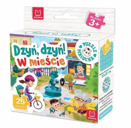 Puzzle malucha. Dzyń, dzyń! W mieście