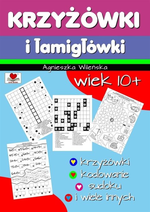 Krzyżówki i łamigłówki wiek 10 +