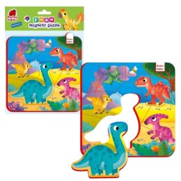 Piankowe puzzle magnetyczne. Dinozaury