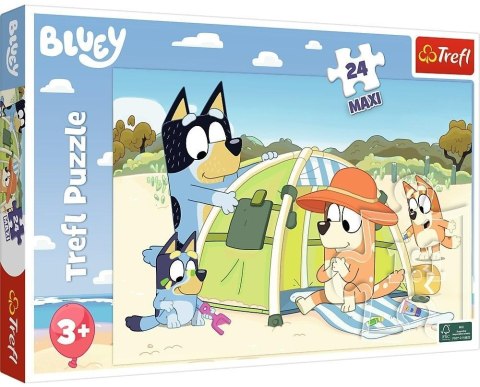 Puzzle 24 Maxi Wspaniały dzień Bluey TREFL