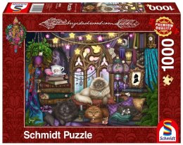 Puzzle 1000 Brigid Ashwood, Koty, herbata i...