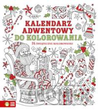 Kalendarz adwentowy do kolorowania