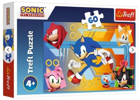 Puzzle 60 Sonic w akcji TREFL