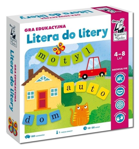 Kapitan Nauka. Litera do litery 4-8 lat