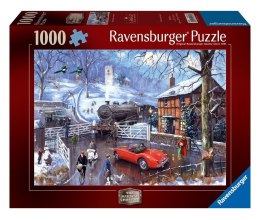 Puzzle 1000 Zimowy dworzec