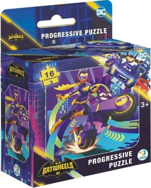 Puzzle 16 Batwheels. Motocykl Batgirl Bibi