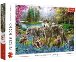 Puzzle 1000 Wilcza rodzina TREFL