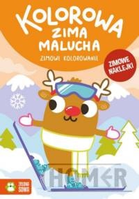 Kolorowa zima malucha Zimowe kolorowanie