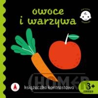 Owoce i warzywa Książeczka kontrastowa