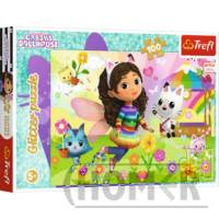Puzzle 100 z brokatem Gabby's Dollhouse Brokatowa Gabby