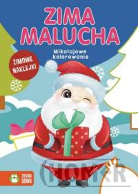 Zima malucha Mikołajowe kolorowanie