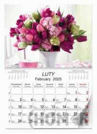 Kalendarz 2025 BUKIETY LUX