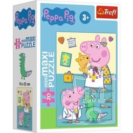 Puzzle 20 miniMaxi Beztroski dzień Peppy 4 TREFL