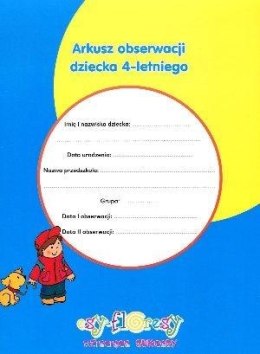 Arkusz obserwacji dziecka 4-letniego