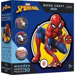 Puzzle drewniane 50 Moc Spidermana TREFL