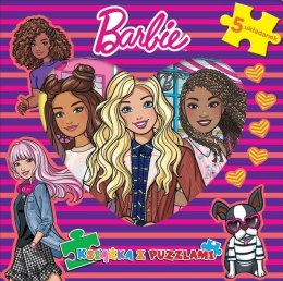 Barbie Książka z puzzlami