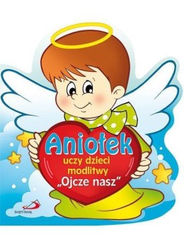 Aniołek uczy dzieci modlitwy 