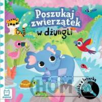 Poszukaj zwierzątek w dżungli. Książka z latarką