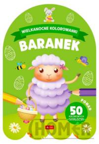 Wielkanocne kolorowanki Baranek