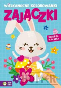 Wielkanocne kolorowanki Zajączki