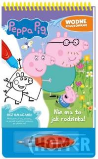 Peppa Pig Wodne kolorowanie 13 Nie ma to jak rodzinka!