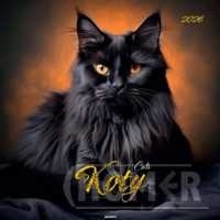 Kalendarz 2026 KD-21 Koty ścienny duży