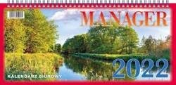 Kalendarz 2026 Manager mix wzorów biurkowy poziomy