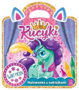 Kucyki Malowanka z naklejkami Świat mody