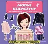 Papierowe ubranka Modne dziewczyny