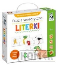 Puzzle sensoryczne Literki Kapitan Nauka