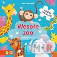 Wesołe zoo. Książka z puzzlami
