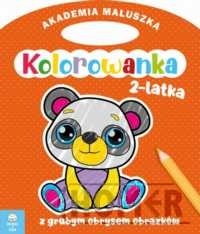 Akademia Maluszka Panda z grubym obrysem