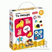 CzuCzu Puzzle kontrastowe Tu pasuje