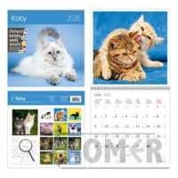 Kalendarz 2026 30x30 Koty