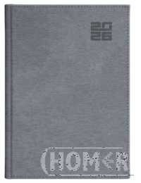 Kalendarz 2026 A4 tygodniowy Aluminium Standard SREBRNY