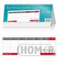 Kalendarz 2026 Biurkowy Planer Praktyczny tygodniowy