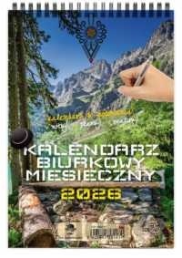 Kalendarz 2026 Biurkowy pionowy miesięczny na spirali Kb A5- Mz