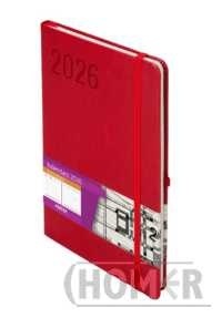 Kalendarz 2026 Formalizm A5 TDW czerwony