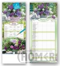 Kalendarz 2026 WN2 notatnikowy Kompozycje kwiatowe