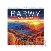 Kalendarz 2026 ścienny kwadrat Barwy Natury