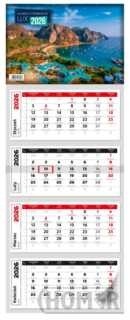 Kalendarz czteromiesięczny lux 2026