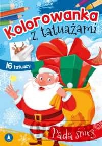 Kolorowanka z tatuażami Pada śnieg